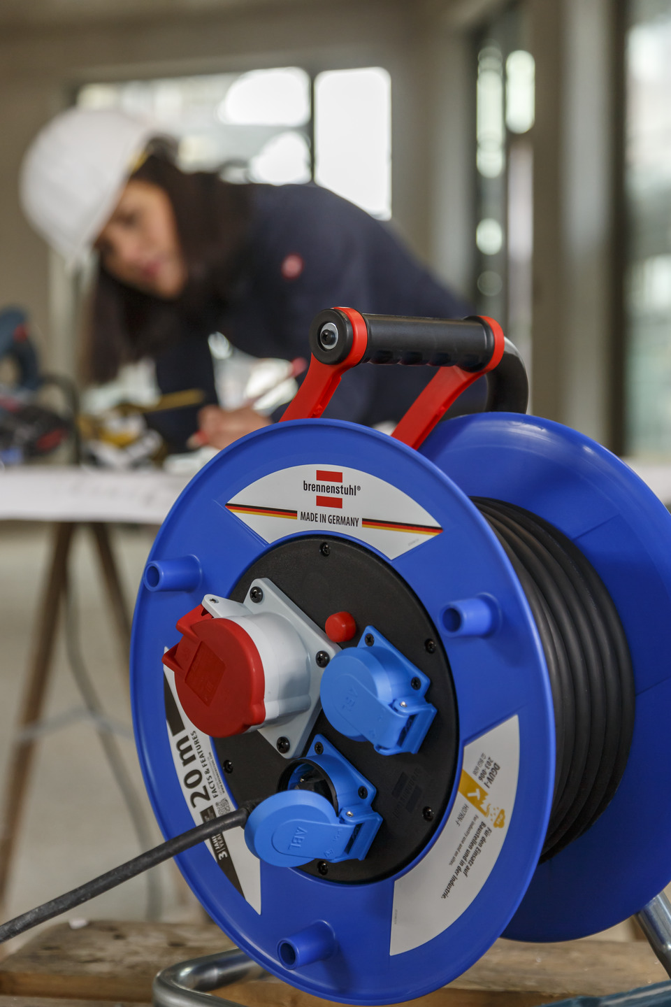 Brennenstuhl kabelhaspel Garant 3G1,5 IP44 50 meter