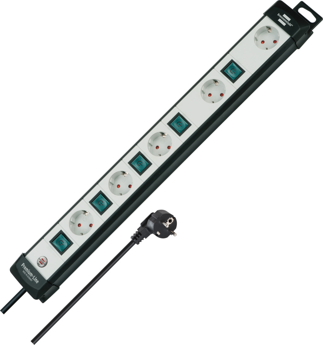 Q-link Stekkerdoos 3-voudig 3x1,5 mm² randaarde IP44 5 meter snoer