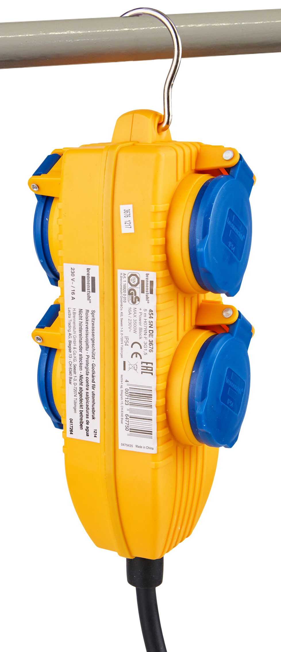 STANLEY FATMAX 227070 Construction Site Extension Cable, 16A T, with Valve, IP44 Cable HO7RN-F 3G1.5mm², Length 10 m Electric STANLEY FATMAX 227070 Construction Site Extension Cable, 16A T, with Valve, IP44 Cable HO7RN-F 3G1.5mm², Length 10 m Electric
