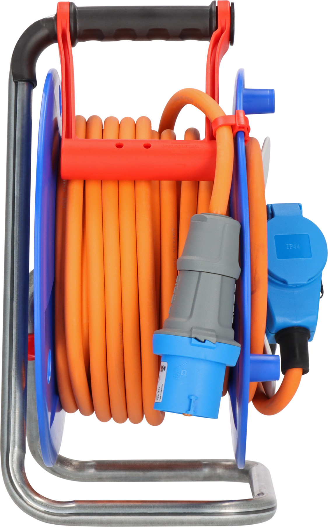 Electraline 49207 Verlängerungskabel mit Kabeltrommel, 20 m, für