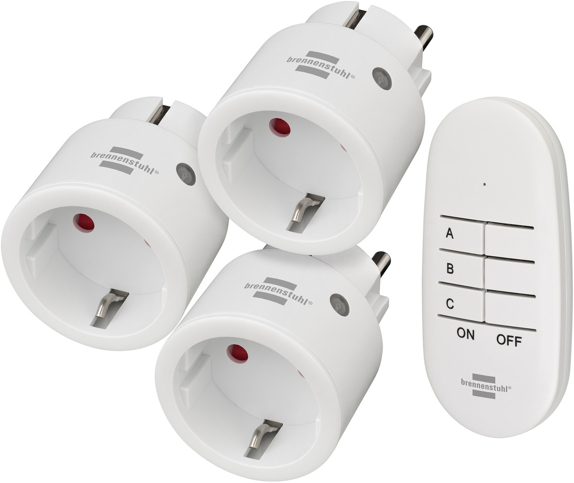 zomer Demon Play Historicus Comfort-Line Mini-Schakelaarset 3x IP20 | brennenstuhl®