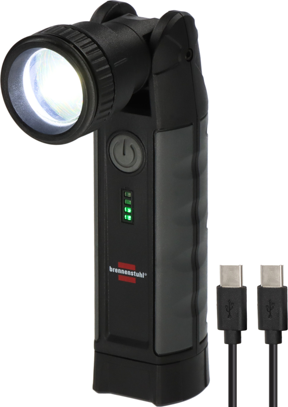 Brennenstuhl oplaadbare LED werklamp JARO 3010 MA (30W, 3200lm, 6500K, IP54, LED bouwlamp met powerbank-functie, 12u lichtduur, 3 schakelstanden